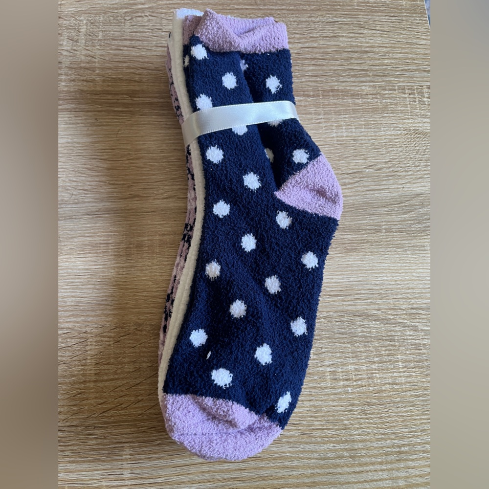 NWT bundle x3 Pink and Blue Patterned Socks